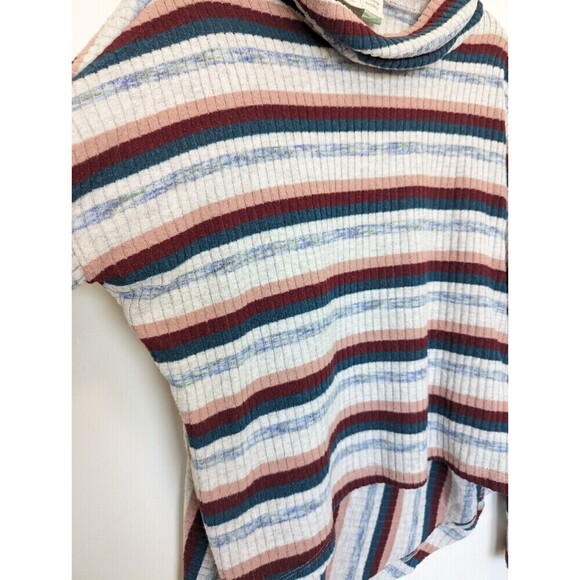 SATURDAY SUNDAY Pippa Hacci Stripe Sweater Womens Size S Colorful Lagenlook Top - Picture 6 of 11
